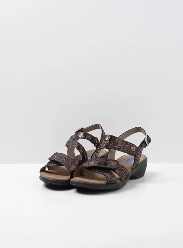 Sandalen<Wolky Fria bruin leer