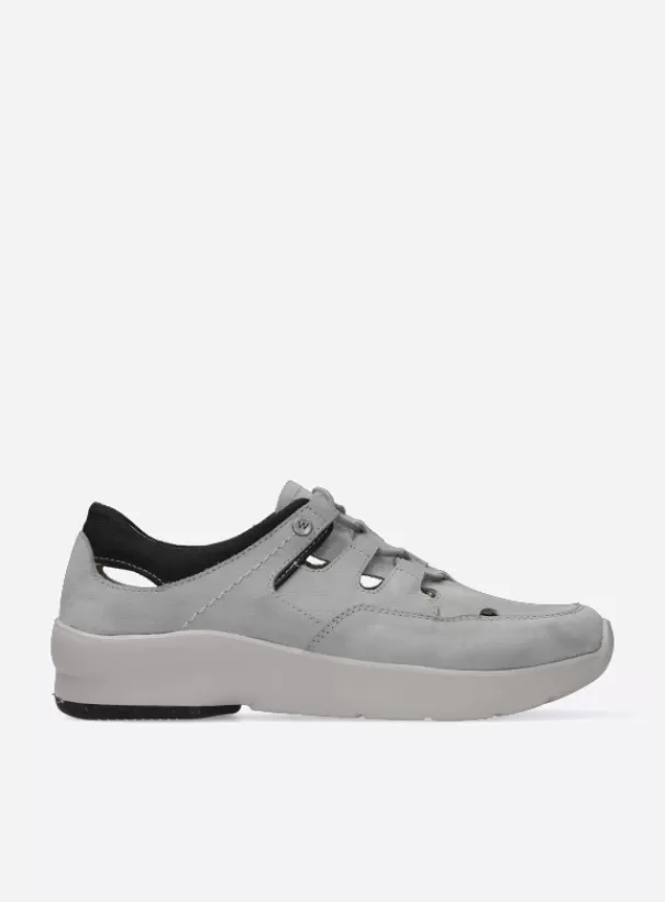 Wandelschoenen | Sneakers<Wolky Galena lichtgrijs nubuck