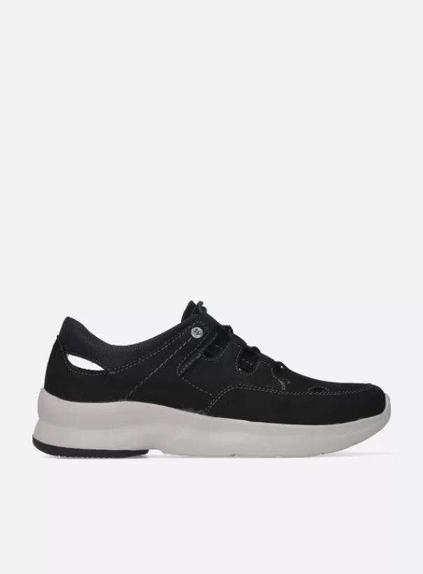 Wandelschoenen | Sneakers<Wolky Galena zwart zomer nubuck