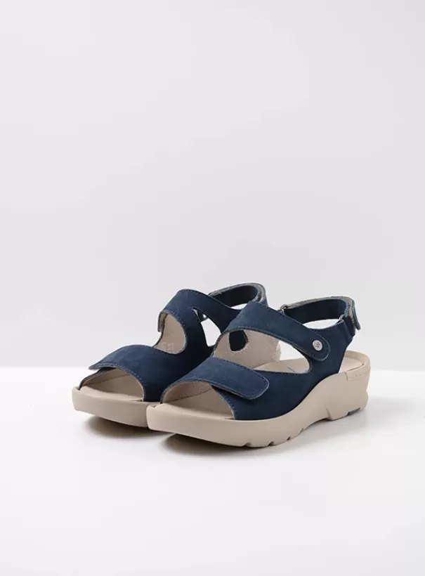 Sandalen<Wolky Harlem denim nubuck