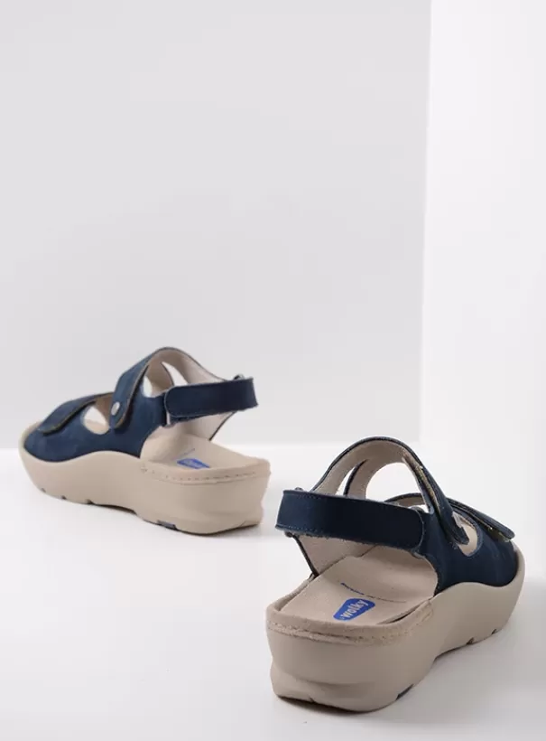 Sandalen<Wolky Harlem denim nubuck