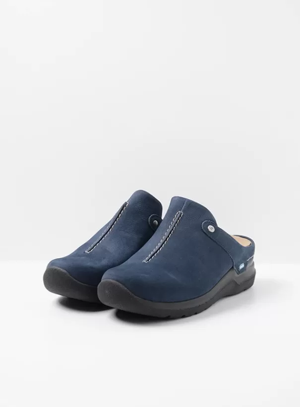 Diabetes | Slippers<Wolky Holland DB blauw nubuck