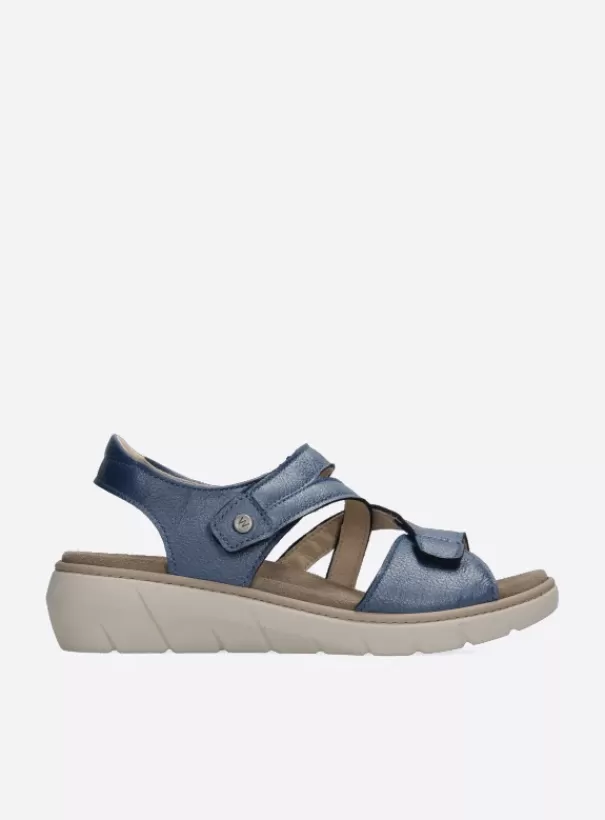 Sandalen | Voorjaar/zomer 2024<Wolky Ikaria blauw leer