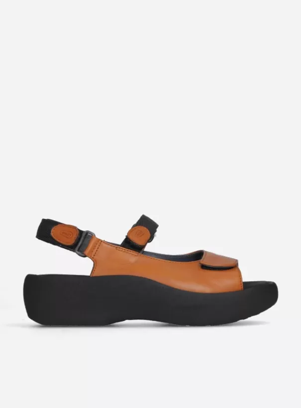 Volle voeten | Sandalen<Wolky Jewel oranje leer