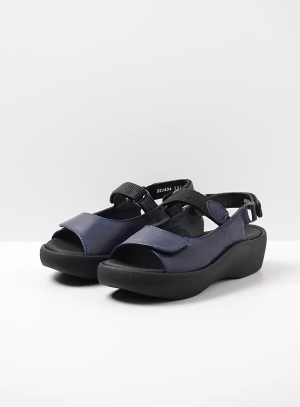 Volle voeten | Sandalen<Wolky Jewel blauw leer