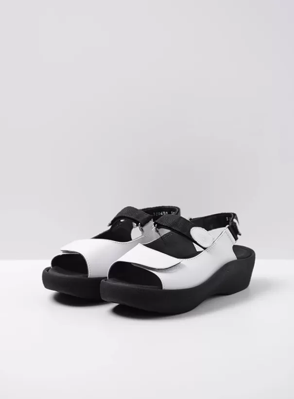 Volle voeten | Sandalen<Wolky Jewel wit leer