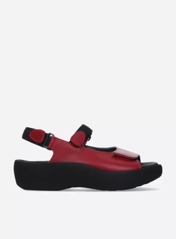 Volle voeten | Sandalen<Wolky Jewel rood leer