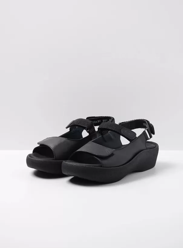 Volle voeten | Sandalen<Wolky Jewel zwart leer