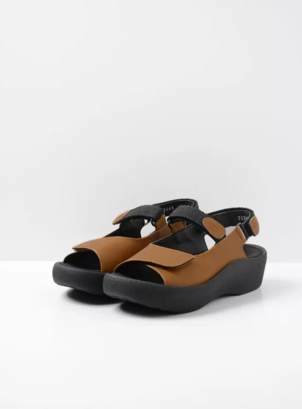 Volle voeten | Sandalen<Wolky Jewel cognac leer