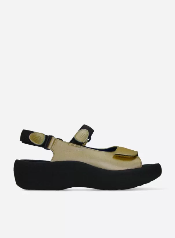 Volle voeten | Sandalen<Wolky Jewel goud leer