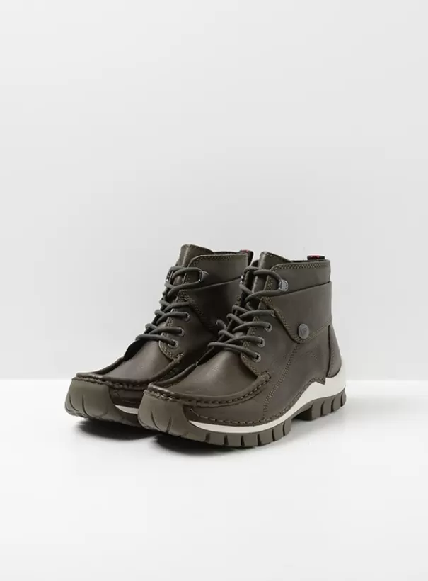 Hielspoor | Veterschoenen<Wolky Jump cactus leer