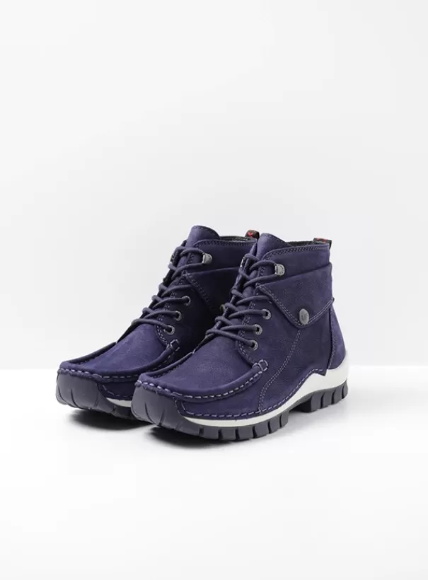 Hielspoor | Veterschoenen<Wolky Jump paars nubuck