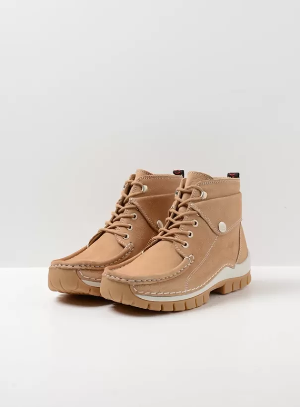 Veterschoenen<Wolky Jump Summer beige nubuck