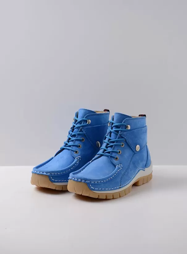 Veterschoenen | Voorjaar/zomer 2024<Wolky Jump Summer hemelsblauw nubuck