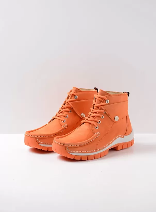 Veterschoenen | Voorjaar/zomer 2024<Wolky Jump Summer oranje nubuck