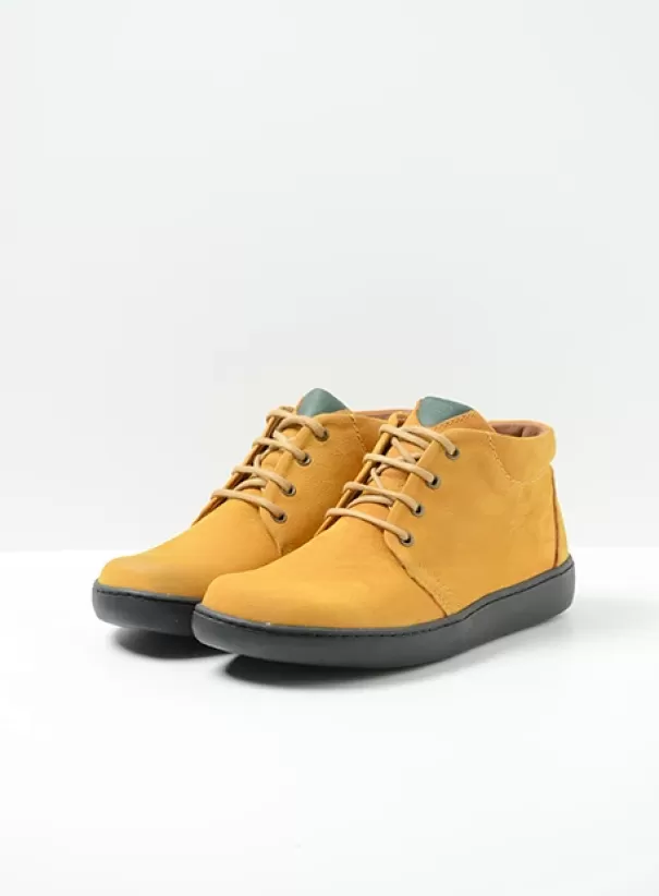 Volle voeten | Veterschoenen<Wolky Kansas Lady XW donker oker nubuck