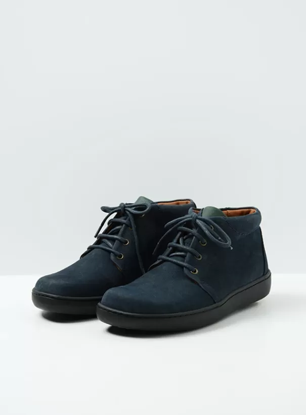 Volle voeten | Veterschoenen<Wolky Kansas Lady XW blauw nubuck