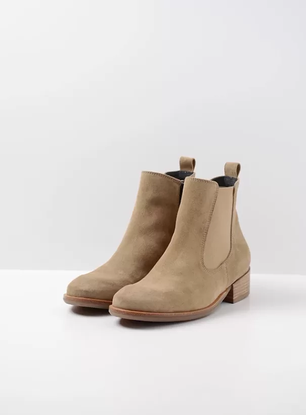 Enkellaarsjes<Wolky Masala taupe suede