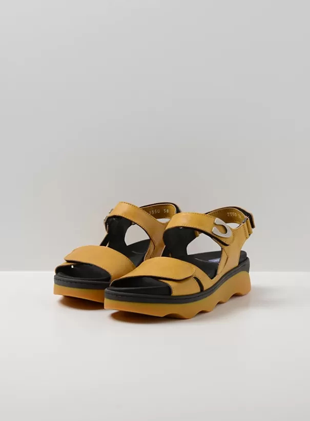 Sandalen<Wolky Medusa amber leer