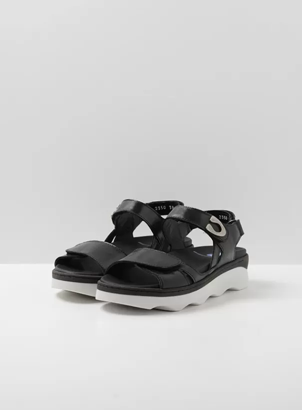 Sandalen | Voorjaar/zomer 2024<Wolky Medusa zwart/wit leer