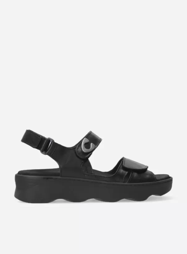 Sandalen | Voorjaar/zomer 2024<Wolky Medusa zwart leer