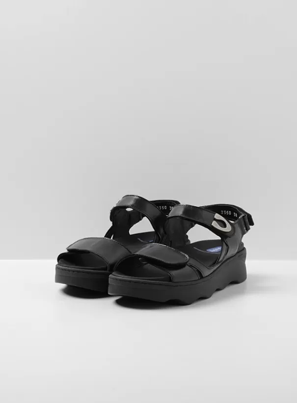 Sandalen | Voorjaar/zomer 2024<Wolky Medusa zwart leer