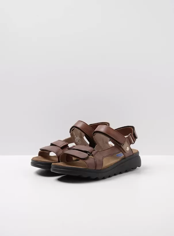 Sandalen<Wolky Mile cognac leer