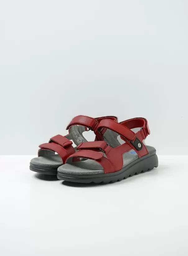 Sandalen | Voorjaar/zomer 2024<Wolky Mile rood leer