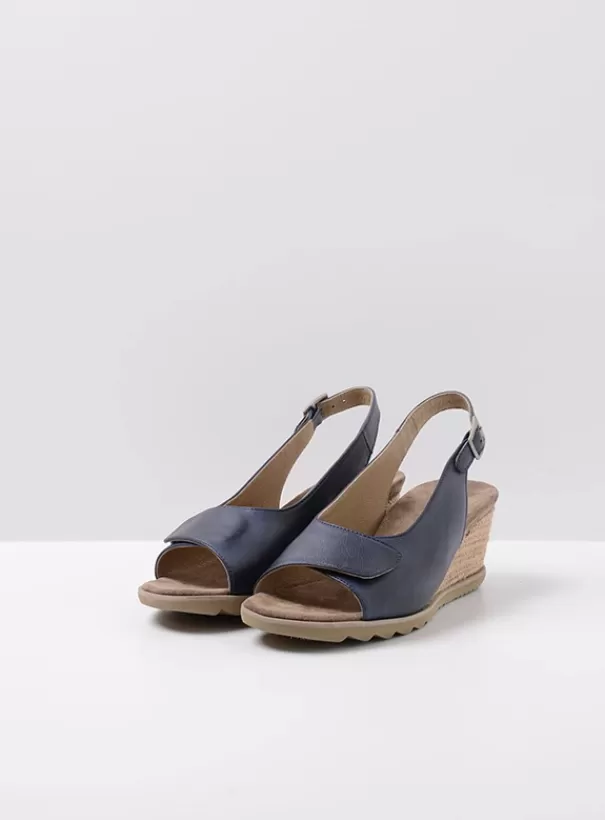 Sandalen | Voorjaar/zomer 2024<Wolky Murcia blauw leer