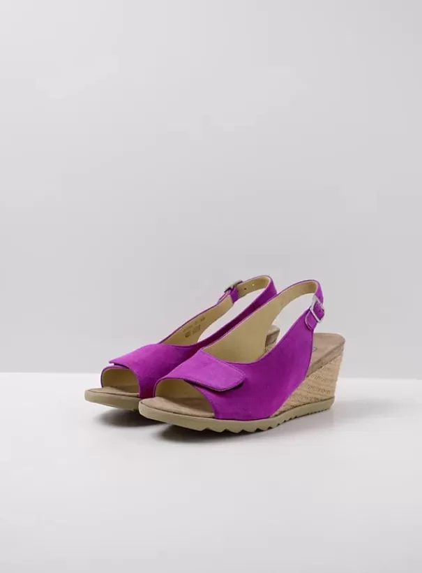 Sandalen<Wolky Murcia fuchsia suede