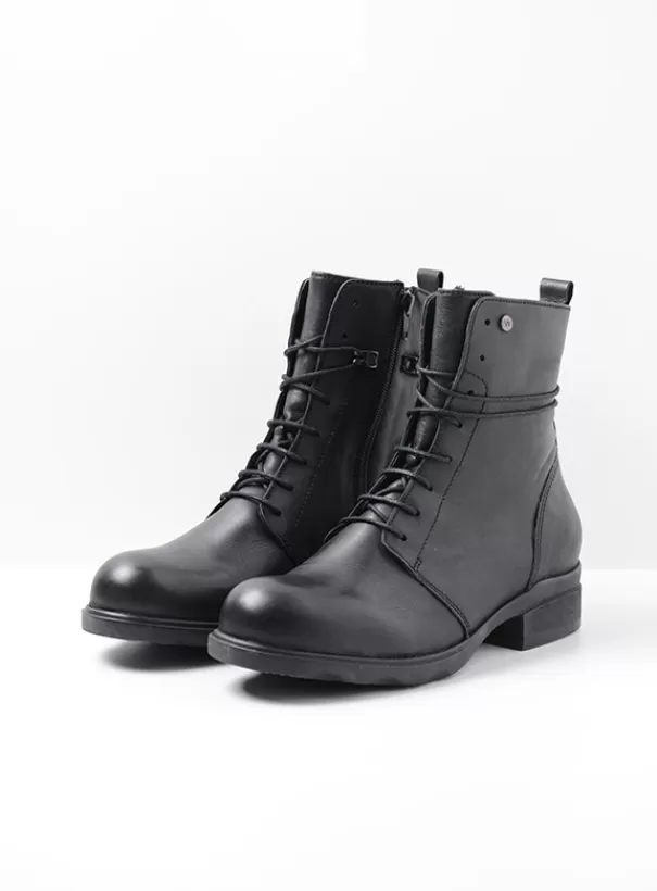 Hallux Valgus | Biker boots<Wolky Murray HV zwart leer