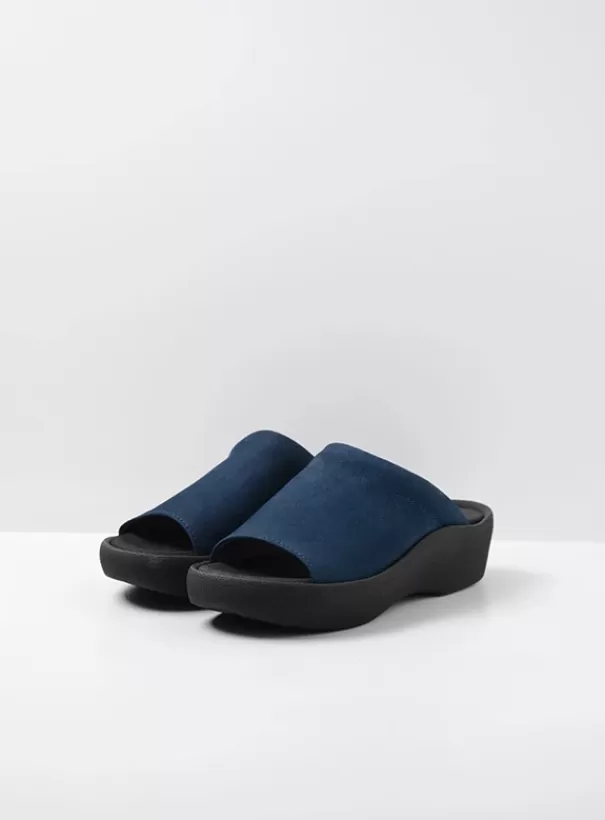 Slippers | Voorjaar/zomer 2024<Wolky Nassau denim nubuck