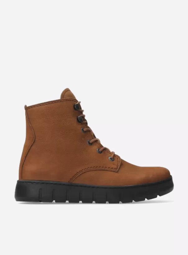 Volle voeten | Laarzen<Wolky New Wave cognac nubuck