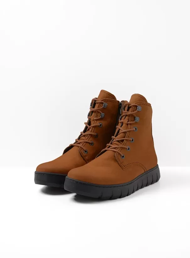 Volle voeten | Laarzen<Wolky New Wave cognac nubuck