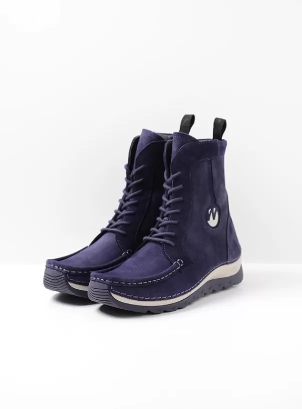 Laarzen | Veterschoenen<Wolky Ocean paars nubuck