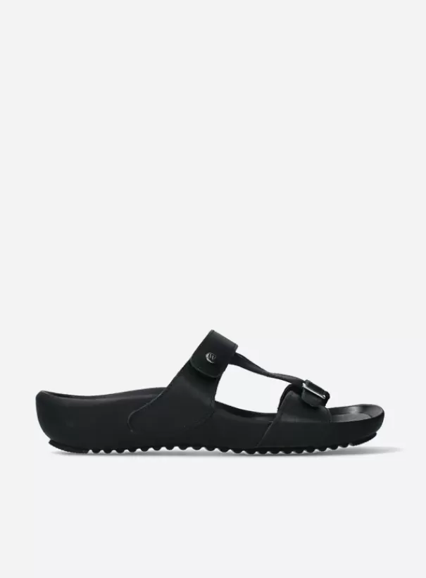 Slippers | Voorjaar/zomer 2024<Wolky O'Connor zwart leer