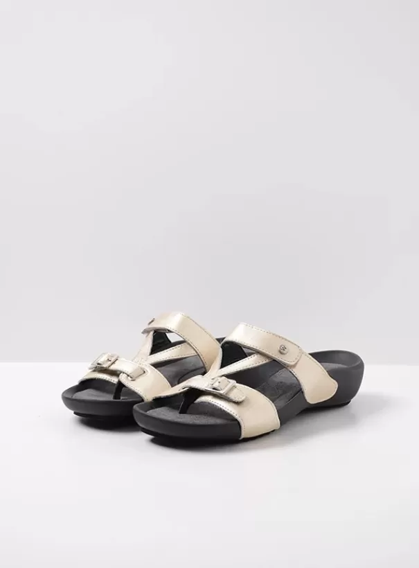 Slippers | Voorjaar/zomer 2024<Wolky O'Connor goud leer