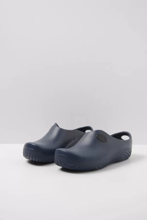 Klompen<Wolky OK Clog-Klomp donkerblauw PU