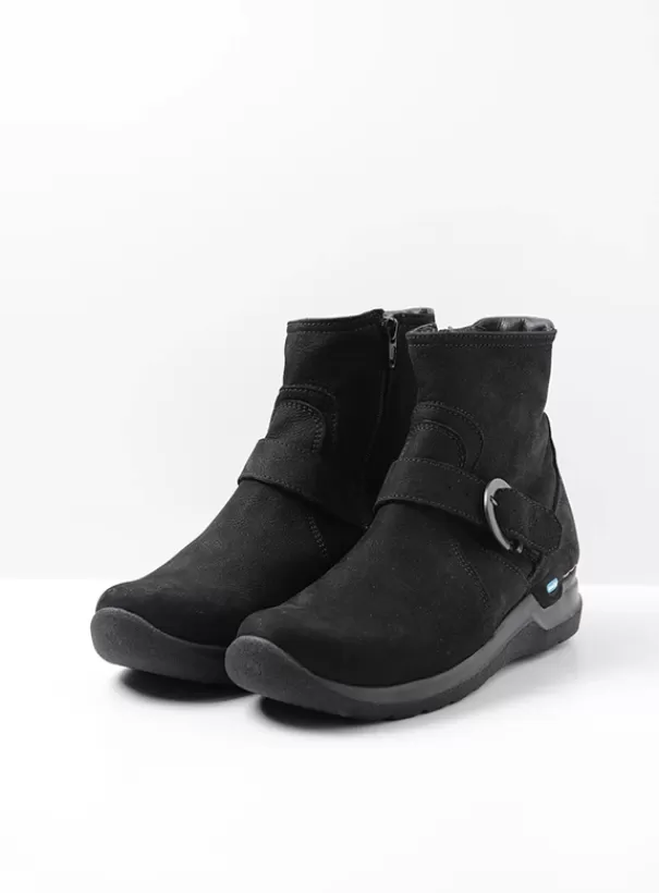 Hielspoor | Wandelschoenen<Wolky Okay zwart nubuck