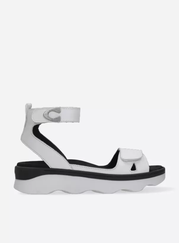 Sandalen<Wolky Plata wit leer