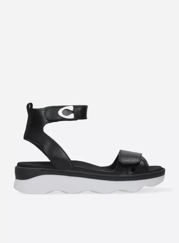 Sandalen | Voorjaar/zomer 2024<Wolky Plata zwart/wit leer