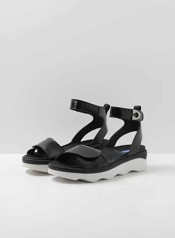 Sandalen | Voorjaar/zomer 2024<Wolky Plata zwart/wit leer