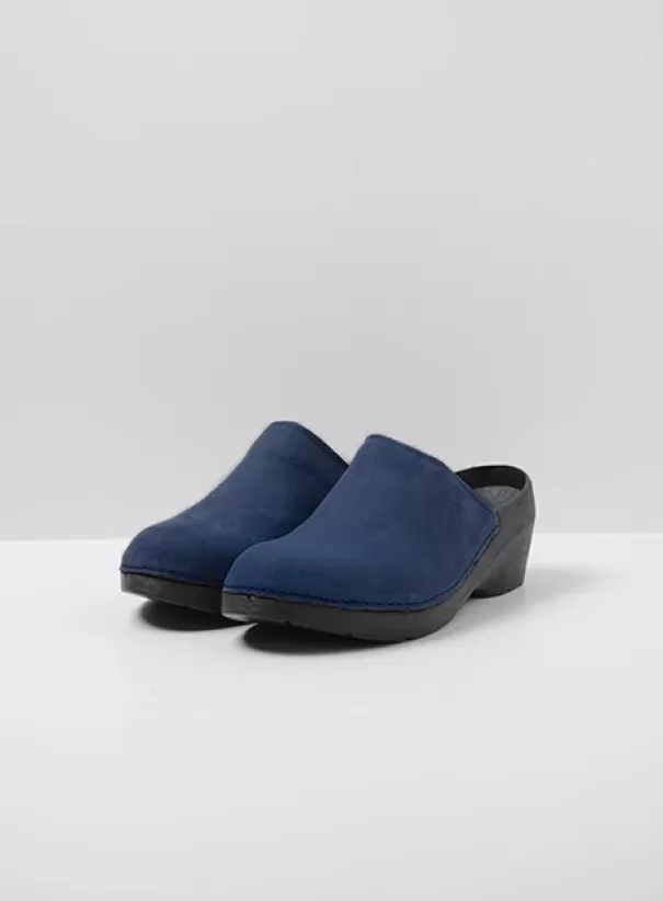 Klompen | Voorjaar/zomer 2024<Wolky PRO-Clog blauw nubuck