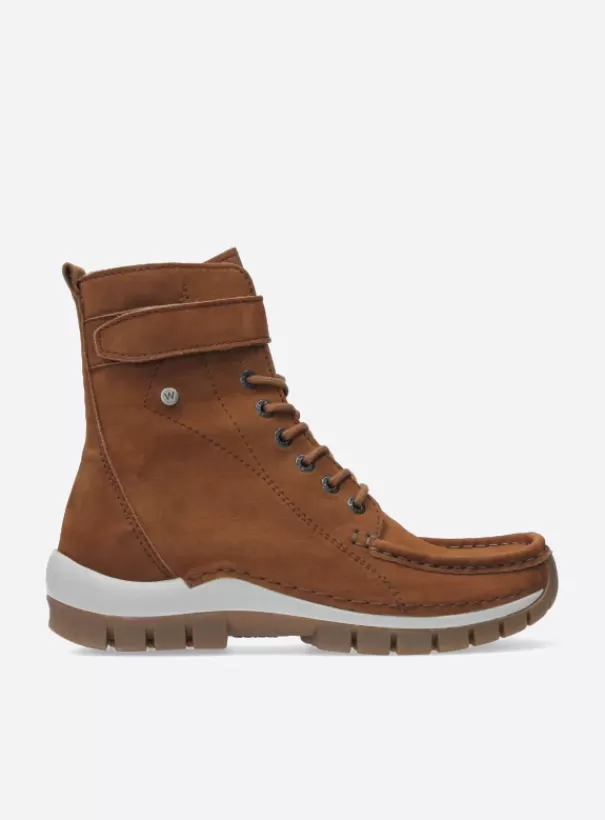 Laarzen | Veterschoenen<Wolky Reach cognac nubuck