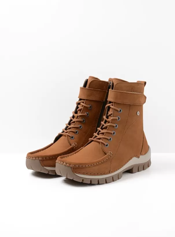 Laarzen | Veterschoenen<Wolky Reach cognac nubuck