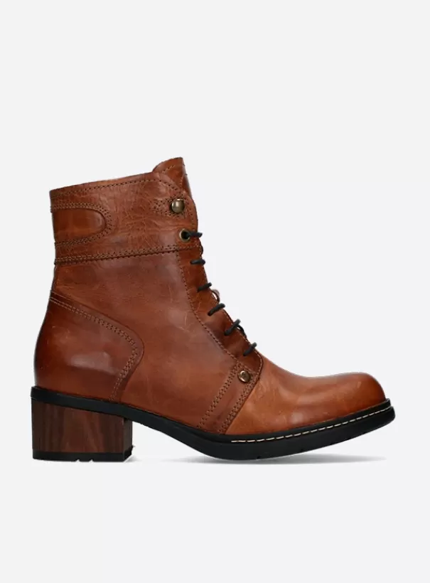 Biker boots | Laarzen<Wolky Red Deer cognac leer