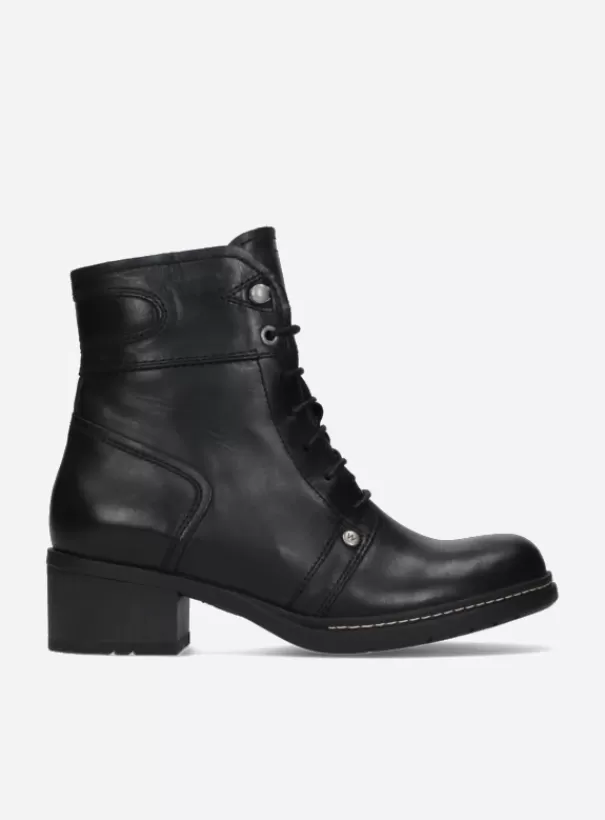 Biker boots | Laarzen<Wolky Red Deer zwart leer