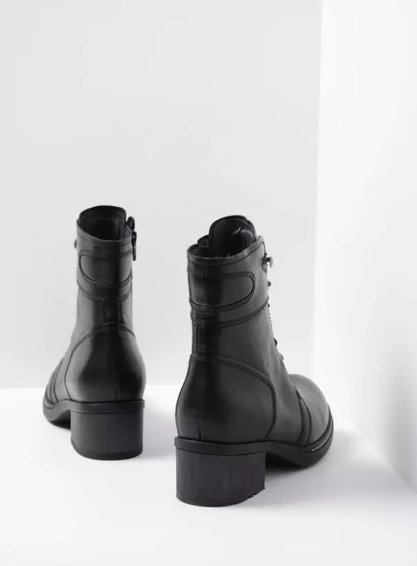 Biker boots | Laarzen<Wolky Red Deer zwart leer