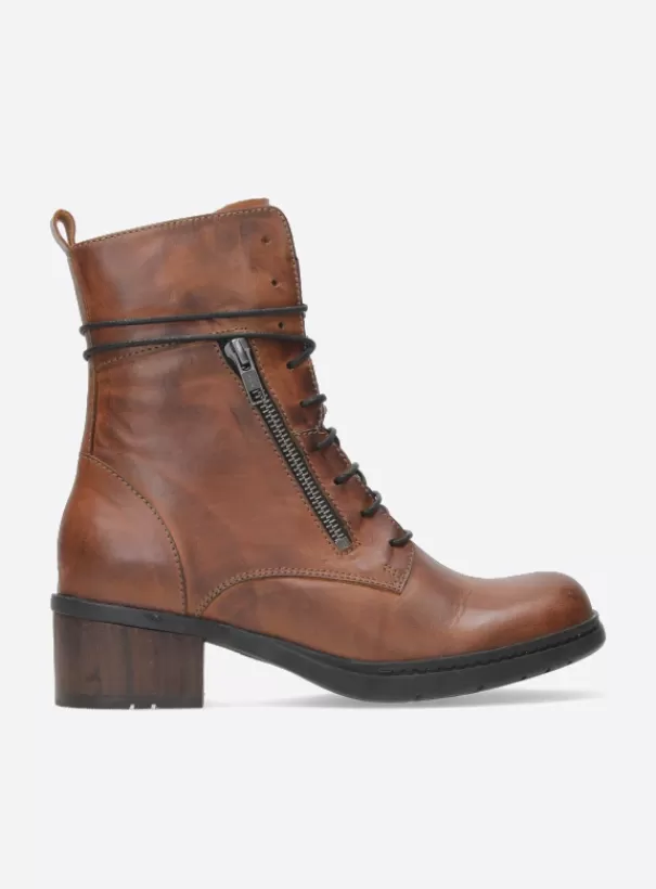 Biker boots | Laarzen<Wolky Rimbley cognac leer