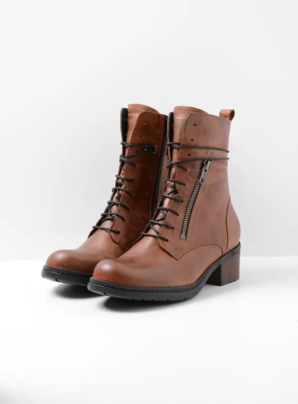 Biker boots | Laarzen<Wolky Rimbley cognac leer